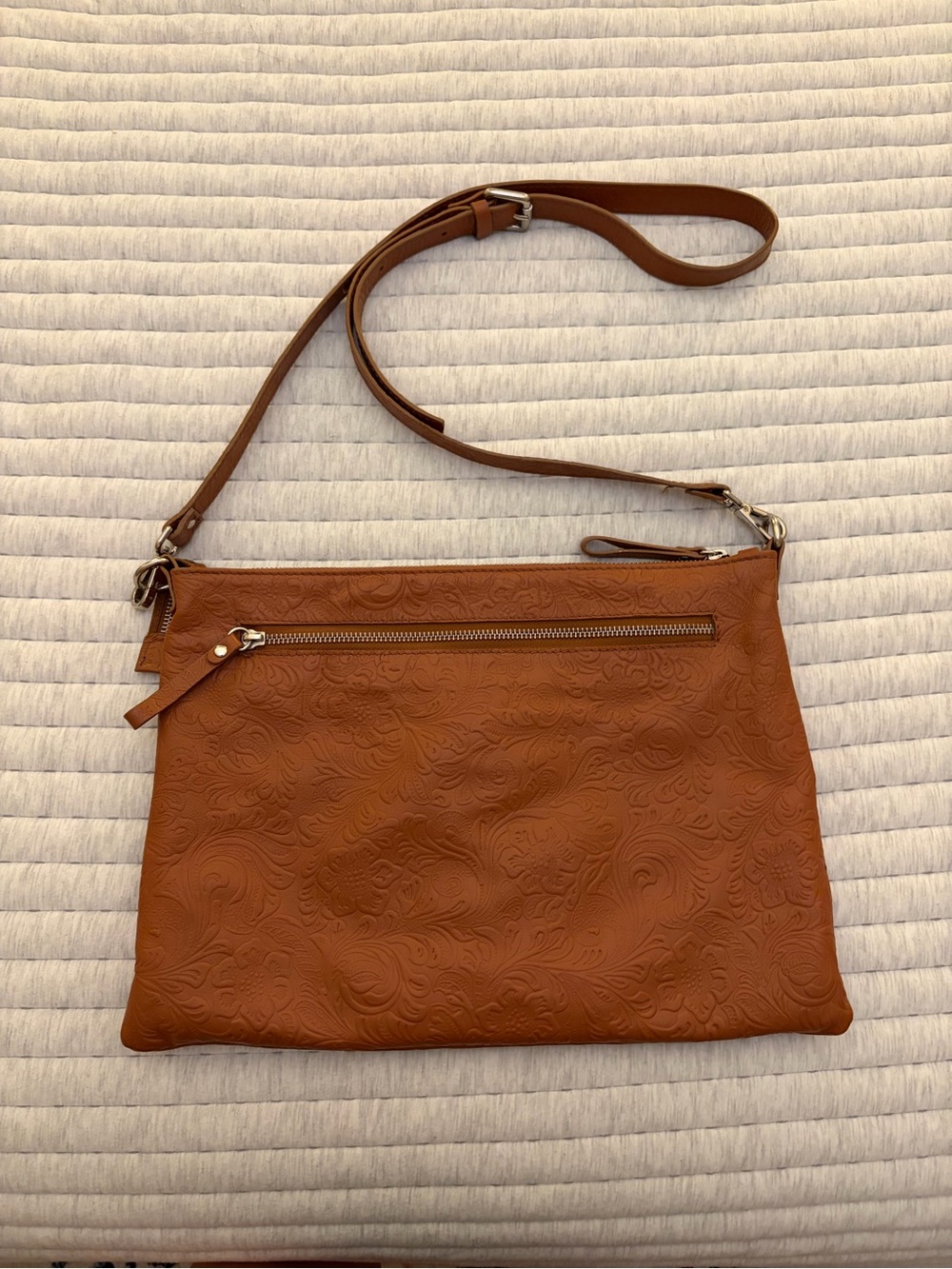 Antonio Cristiano Leather Crossbody Bag